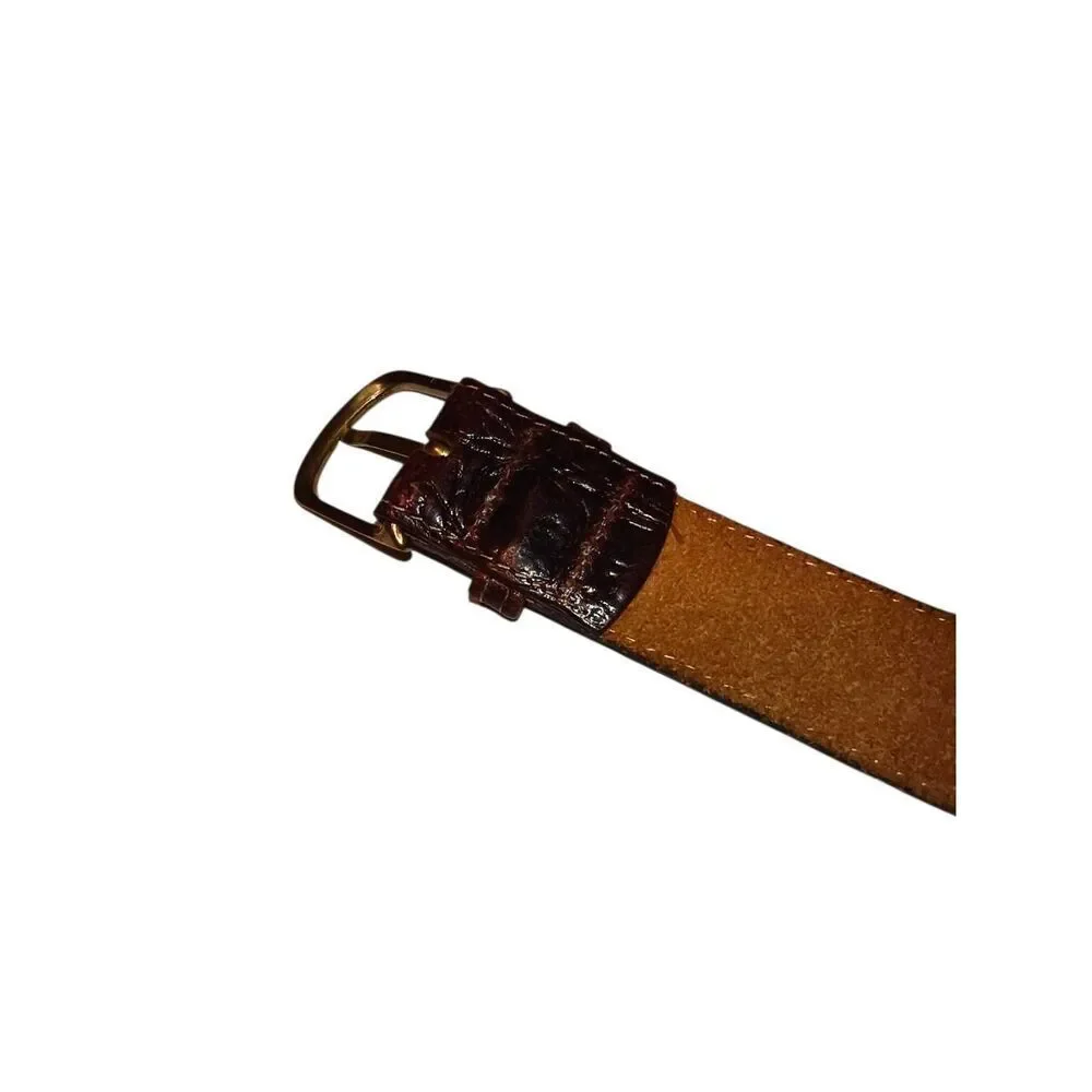 Genuine leather belt Made in Oklahoma Nicely worn in! 44